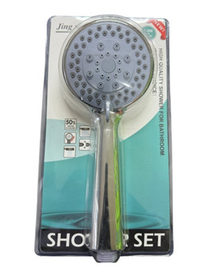 Maestro craft Round Multi-Function Handheld Shower Head from B&Q