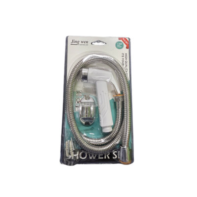 B&Q -  Handheld Bidet Sprayer With Shower Attachments With 1.5 Meters Hose