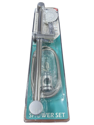 Maestro craft Shower Head With Slide Bar With 1.5 Meter Hose With Holder from B&Q