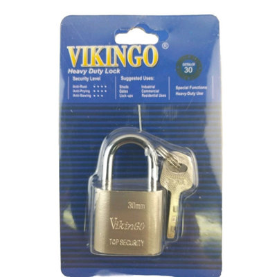 Maestro craft 30M Waterproof Padlocks With 3 Keys from B&Q