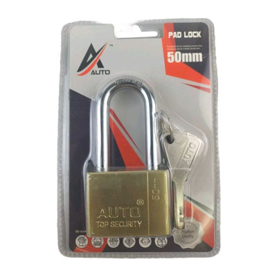 Maestro Craft 50Mm Padlock Heavy Duty Padlocks With Keys High Security Size 4