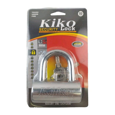 Maestro craft 80mm Padlock Heavy Duty Padlocks With 3 Keys High Security Cylinder Lock from B&Q