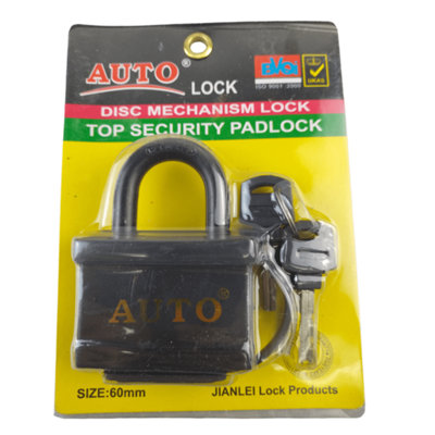 Maestro craft Heavy Duty Padlock Swift Shackle 4 Keys from B&Q