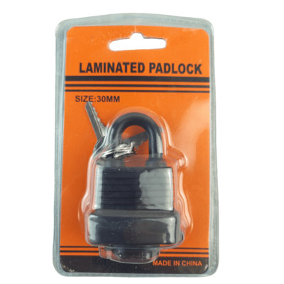 Maestro craft 30mm Heavy Duty Waterproof Padlock 2 Keys from B&Q