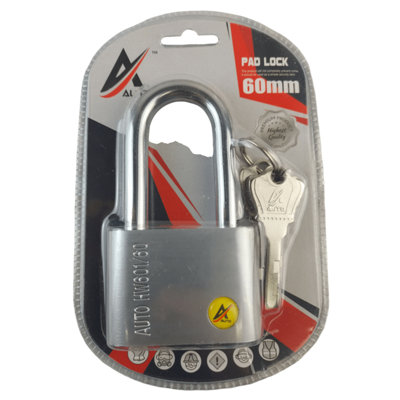 Maestro craft 60 Heavy Duty Padlock Swift Shackle Lock 4 from B&Q