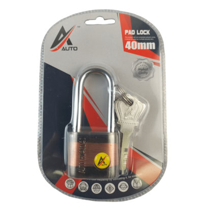 Maestro craft 40mm Padlock Swift Shackle Lock 4 Keys from B&Q