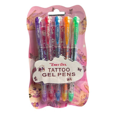 B&Q -  5-Piece Temporary Tattoo Gel Pen Set