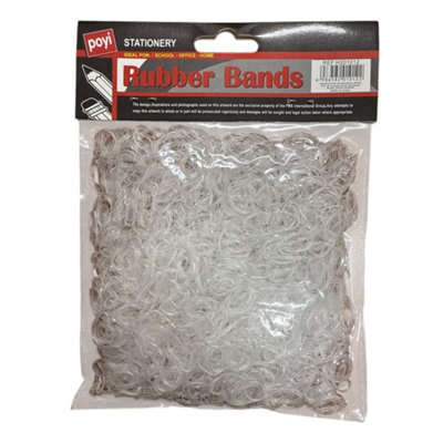 Maestro craft 50G Mini White Hair Elastics Rubber Bands Braids Braiding Plaits Small Bands (Copy) from B&Q