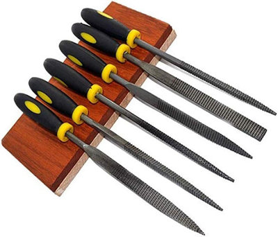 Maestro craft 6Pcs Precision Needle File And Rasps Set Metal Hand Tools from B&Q