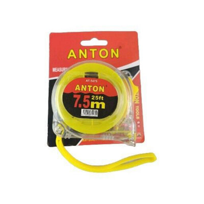 Maestro craft 7.5M / 25Ft Retractable Metal Measuring Tape from B&Q