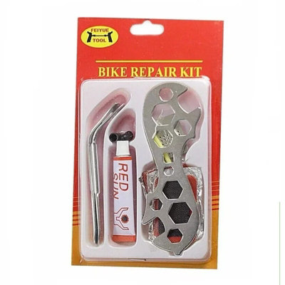 Maestro craft Cycle Bicycle Puncture Repair Kit Bike  Inner Tube Tyre Inflate Patches & Glue from B&Q