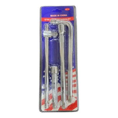 Maestro craft 1/2" 4 Piece Flexi Head Socket Wrench Set from B&Q