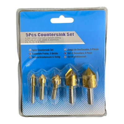 Maestro craft 5Pcs Countersink Drill Bit Set from B&Q