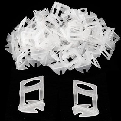 Maestro craft 100Pcs Tile Leveling 1mm Spacer System Tool Clips Wedges Flooring Lippage Plier from B&Q
