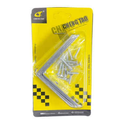 Maestro craft 60X60X16X1.5 Angle Brackets With Screws from B&Q