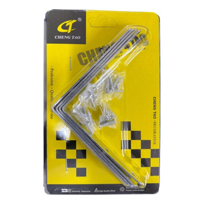 Maestro craft 100X100X15X2mm Angle Brackets & Screws from B&Q