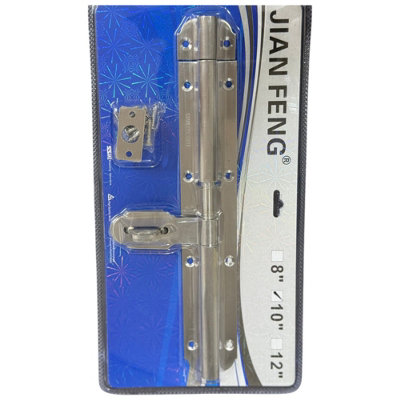 Maestro craft 10-Inch Stainless Steel Door Bolt from B&Q