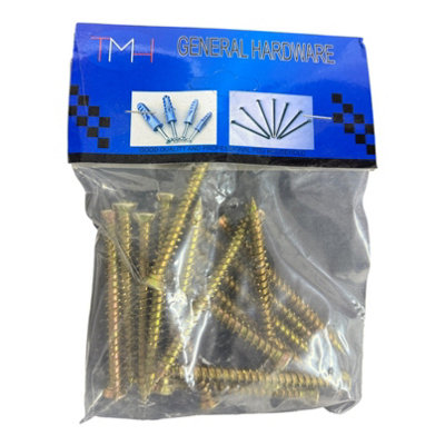 Maestro craft Heavy-Duty Rust-Resistant Wood Screws from B&Q