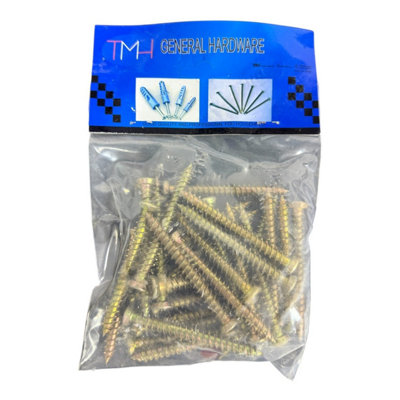 Maestro craft Heavy-Duty Rust-Resistant Wood Screws from B&Q