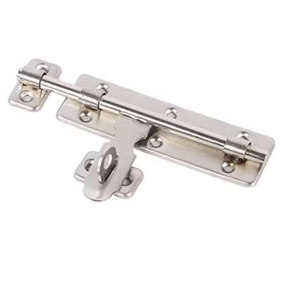 Maestro craft Slide Bolt Bathroom Toilet Shed Any Room Door Lock Catch Latch Silver from B&Q