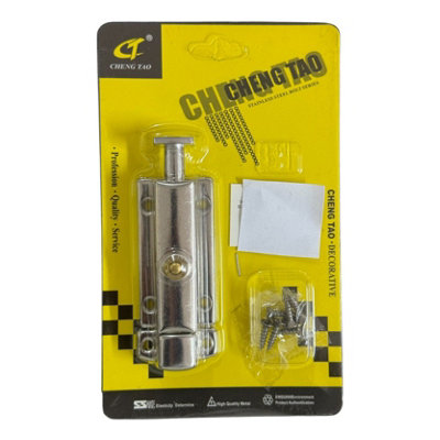 Maestro craft 3-Inch Stainless Steel Barrel Bolt from B&Q