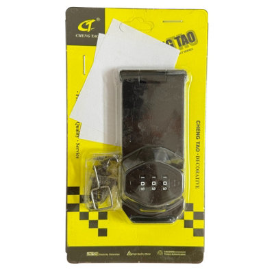 Maestro craft Heavy-Duty Combination Locking Hasp from B&Q
