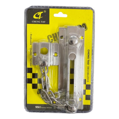 Maestro craft Door Limiter Chain Safety Door Chain Lock And Latches from B&Q