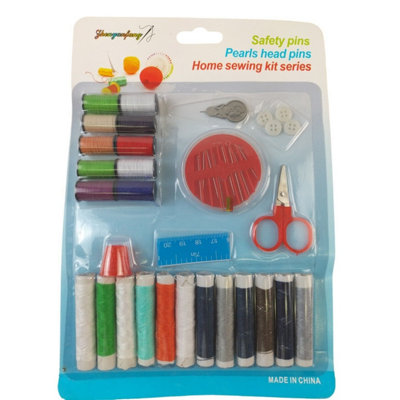 Maestro craft Jumbo Handy Sewing Kit Assorted Threads Set Needle Button Scissor Handcraft Set from B&Q