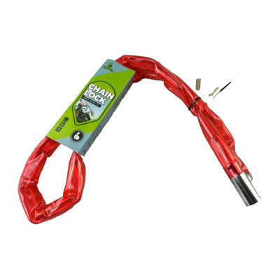 Maestro craft Bike Chain Lock With Keys 100 Cm Heavy Duty Strong Steel Bicycle from B&Q