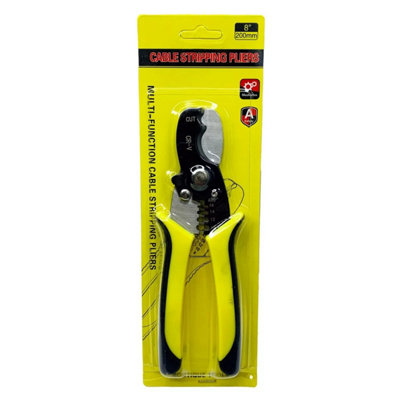 Maestro craft Wire Cable Stripper 8" 200mm Stripping Crimping Pliers Wire Cutting from B&Q