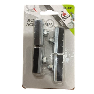 Maestro craft 2 Pairs Of Cycle Bike Calliper Brake Blocks Pads 40mm Pads from B&Q