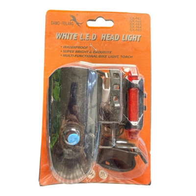 Maestro craft Rechargeable Bike Head/tail Lamp from B&Q