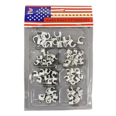 Maestro craft Cable Clips / Wire Holder Clamps Set from B&Q