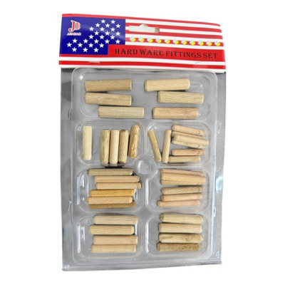 Maestro craft Wooden Dowel Pins / Wooden Joining Dowels from B&Q