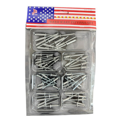 Maestro craft Assorted Rivet Kit / Mixed Rivet Pack from B&Q