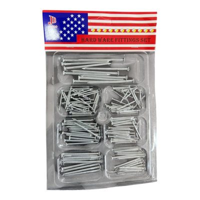 Maestro craft Assorted Wire Nail Kit / Mixed Size Wire Nails Set from B&Q