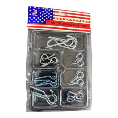 Maestro craft Assorted Screw Eye Kit / Hanging Hook Eye Kit from B&Q