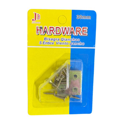 Maestro craft Angle Brackets With Screws (30mm) from B&Q
