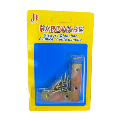 Maestro craft Angle Brackets And Screws Metal Shelf Support Brackets from B&Q