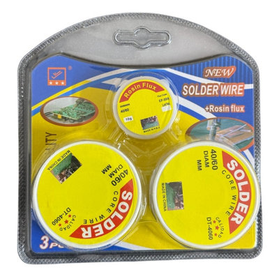 Maestro craft Solder Wire With Rosin Flux Core from B&Q