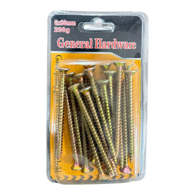 Maestro craft 6X80mm Multi-Purpose Fixing Screws from B&Q