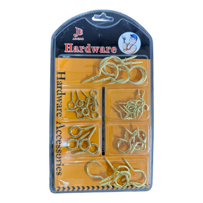 Maestro craft Screw-In Hooks & Eye Screws Set from B&Q