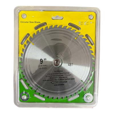 Maestro craft 9" (230mm) 48T Circular Saw Blade from B&Q