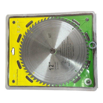 Maestro craft 12" (305mm) 60T Circular Saw Blade from B&Q
