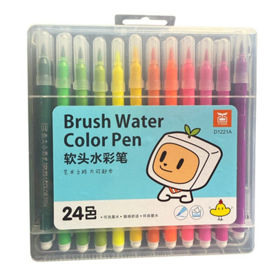 Maestro craft 24-Piece Watercolour Brush Pen Set from B&Q