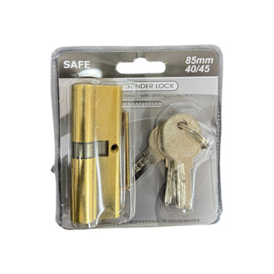 Maestro craft 85mm Door Cylinder Lock With 40/45 Offset from B&Q