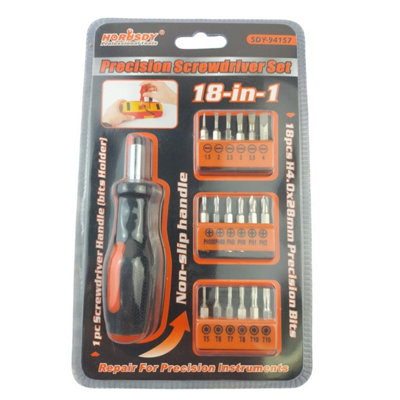 Maestro craft 18 In 1 Precision Screwdriver Set For For Mobile Phone And Computer Repair from B&Q