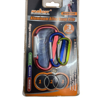 Maestro craft 3 Aluminium Alloy Snap Clip 45mm 60mm 80mm from B&Q