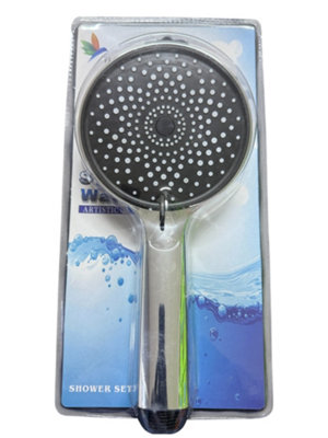 Maestro craft Round Shape Handheld Shower HeadHigh Pressure from B&Q