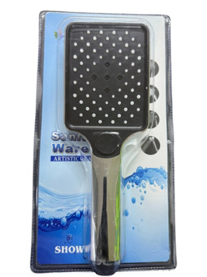 Maestro craft Rectangle Artflow Handheld Shower Head from B&Q